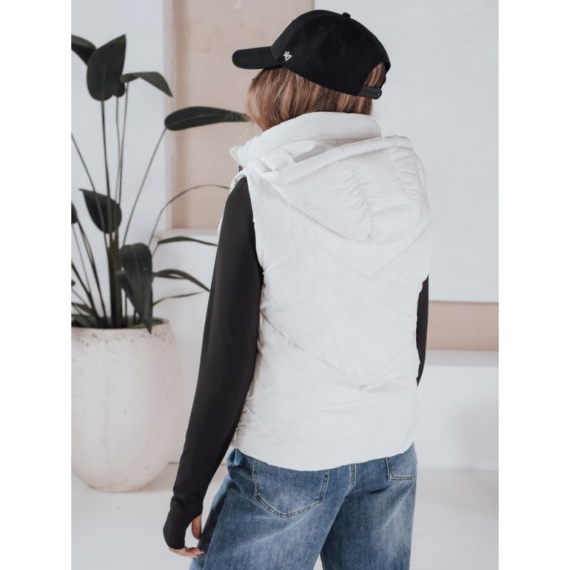 Dámska prešívaná vesta LIKEHUGS biela