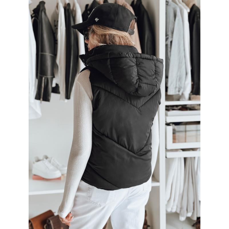 Dámska prešívaná vesta LIKEHUGS čierna