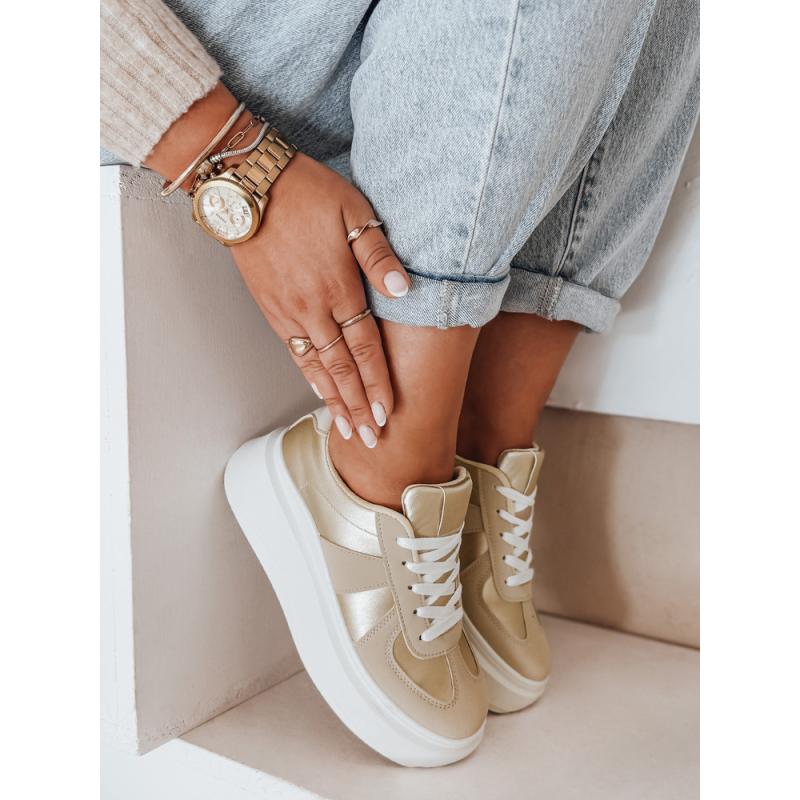 Női platform tornacipő MODNIKKI arany