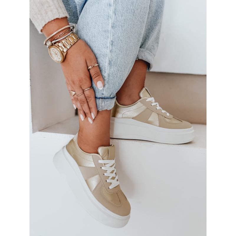 Női platform tornacipő MODNIKKI arany