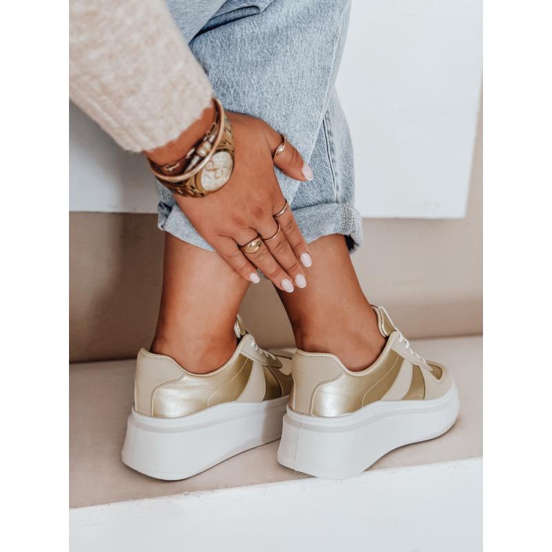 Női platform tornacipő MODNIKKI arany