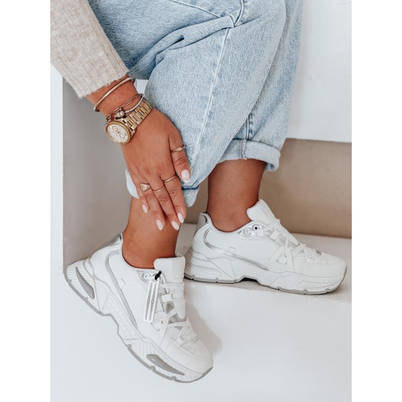 Dámske tenisky biele