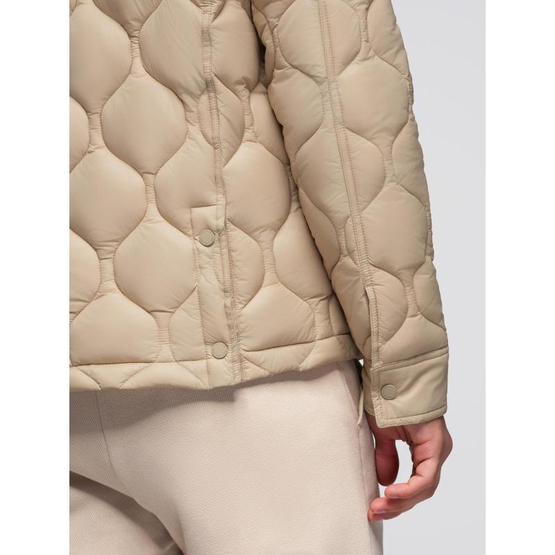 Pánská prošívaná bunda se dvěma zapínáními – tmavě modrá V1 OM-JALP-0231