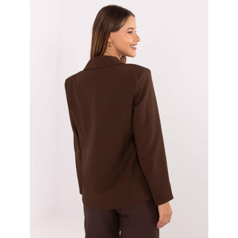 Hnědá dámská bunda s podšívkou RUE PARIS