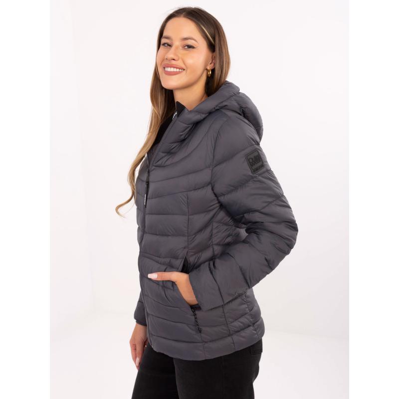 Grafitová prechodná bunda s kapucňou SUBLEVEL