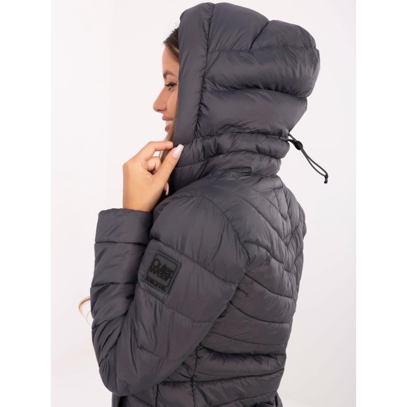 Grafitová prechodná bunda s kapucňou SUBLEVEL