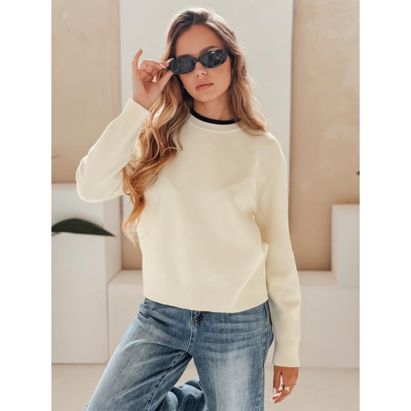 Dámska základná mikina DARMILA, ecru