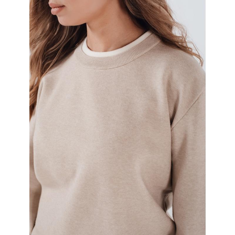 Dámska základná mikina DARMILA, béžová