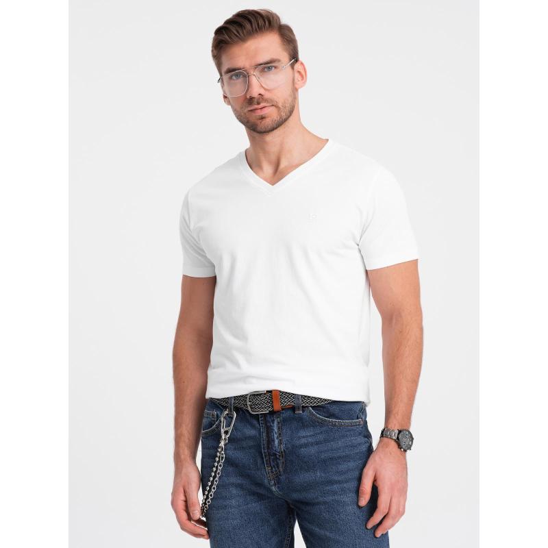 Férfi denim kabát katana mosott hatású – kék V4 OM-JADJ-0219