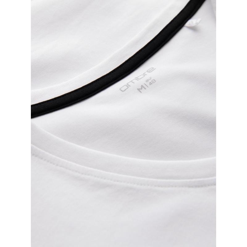 Férfi steppelt kabát fényes felülettel és álló gallérral – fekete V1 OM-JALP-0218