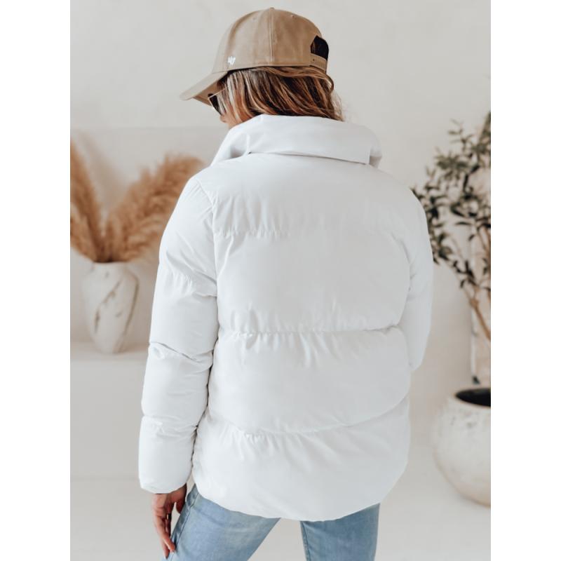 Dámska prešívaná zimná bunda LARO, biela
