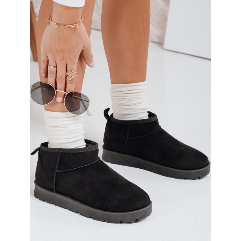 Dámské sněhové boty na platformě černé