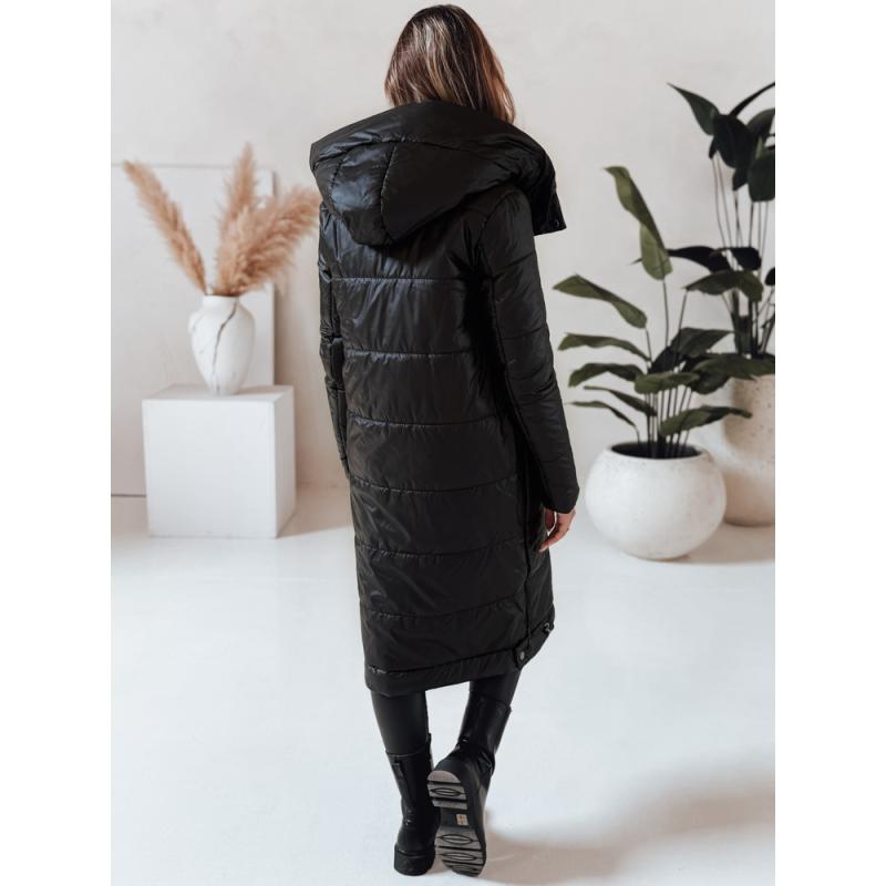 Dámská přechodová bunda ORVITA prošívaná s kapucí černá