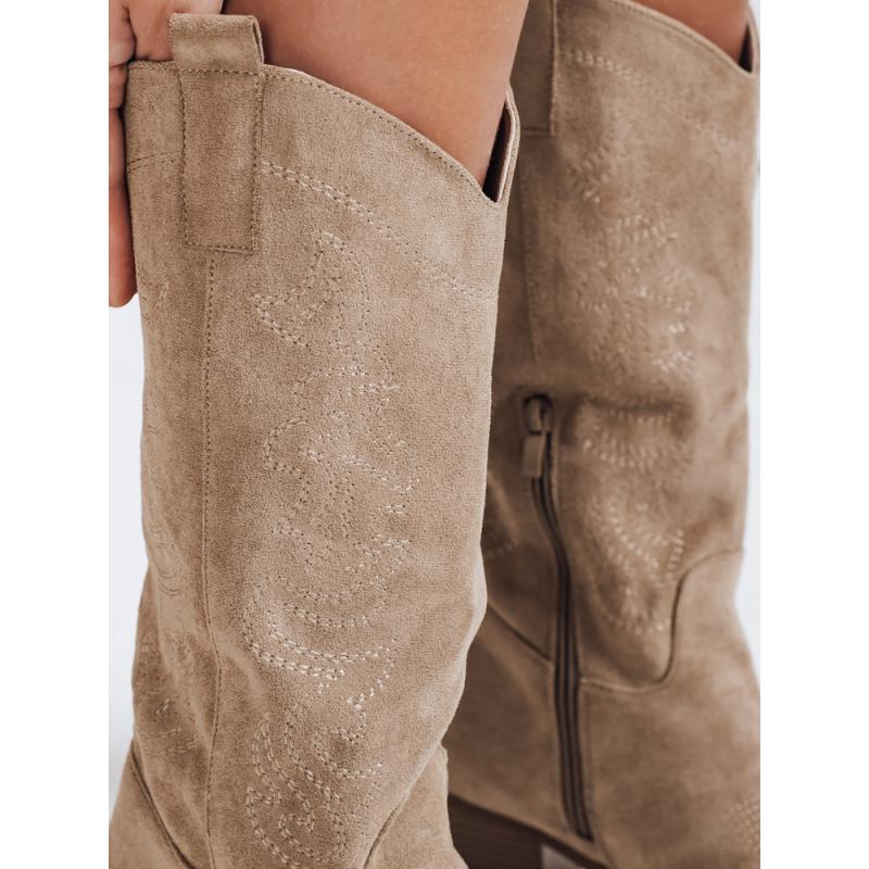 Dámské kovbojky béžové