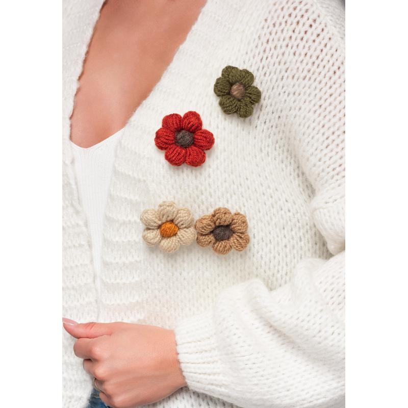 Dámský svetr LW-SWCD-0101 krémový