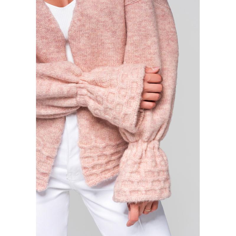 Női pulóver LW-SWCD-0103 - rózsaszín