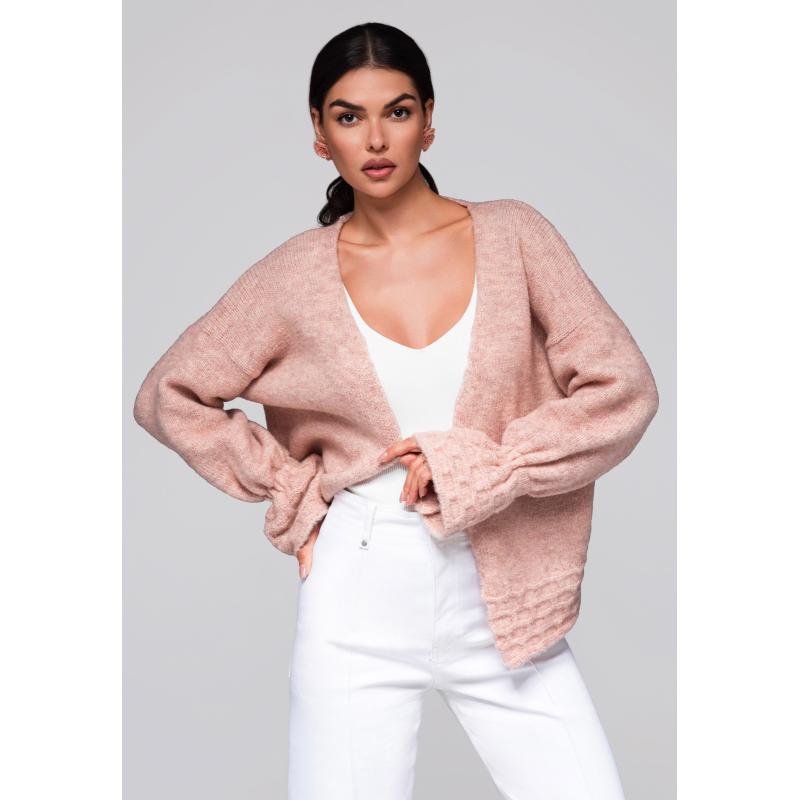 Női pulóver LW-SWCD-0103 - rózsaszín