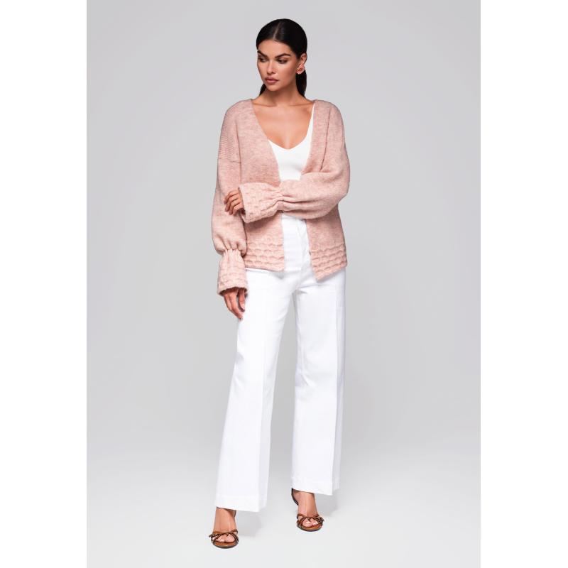 Női pulóver LW-SWCD-0103 - rózsaszín