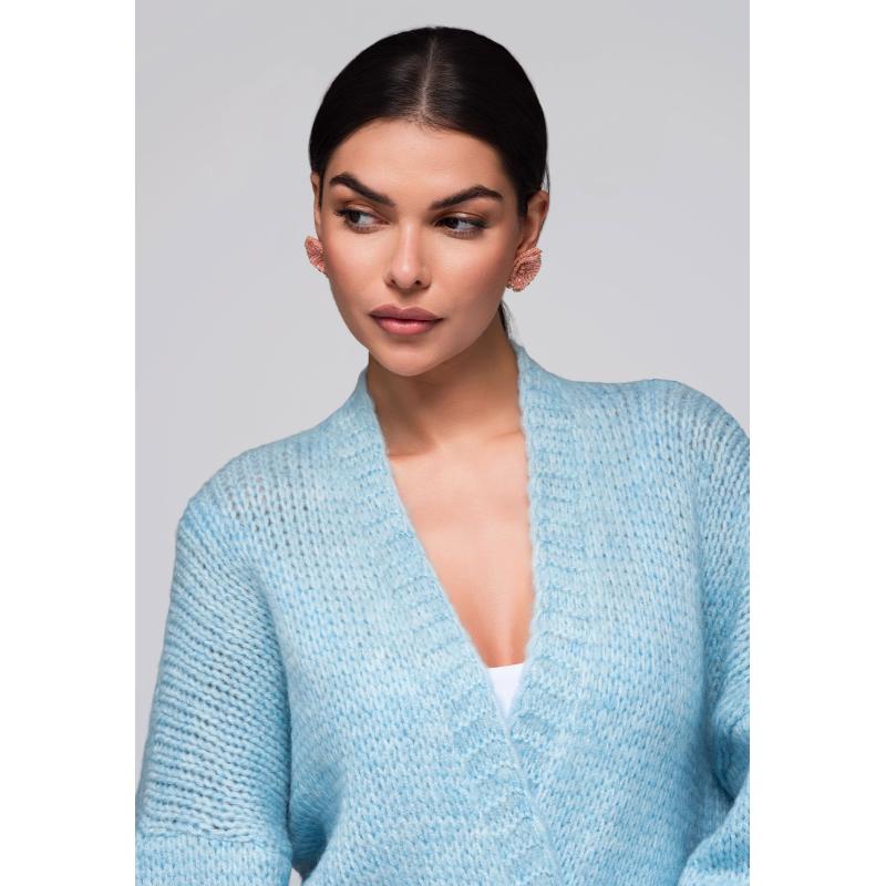 Dámský svetr LW-SWCD-0105 – světle modrý