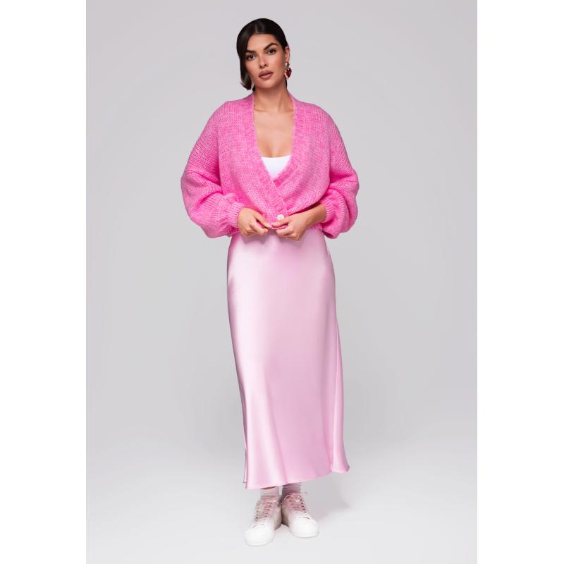 Női pulóver LW-SWCD-0105 - rózsaszín