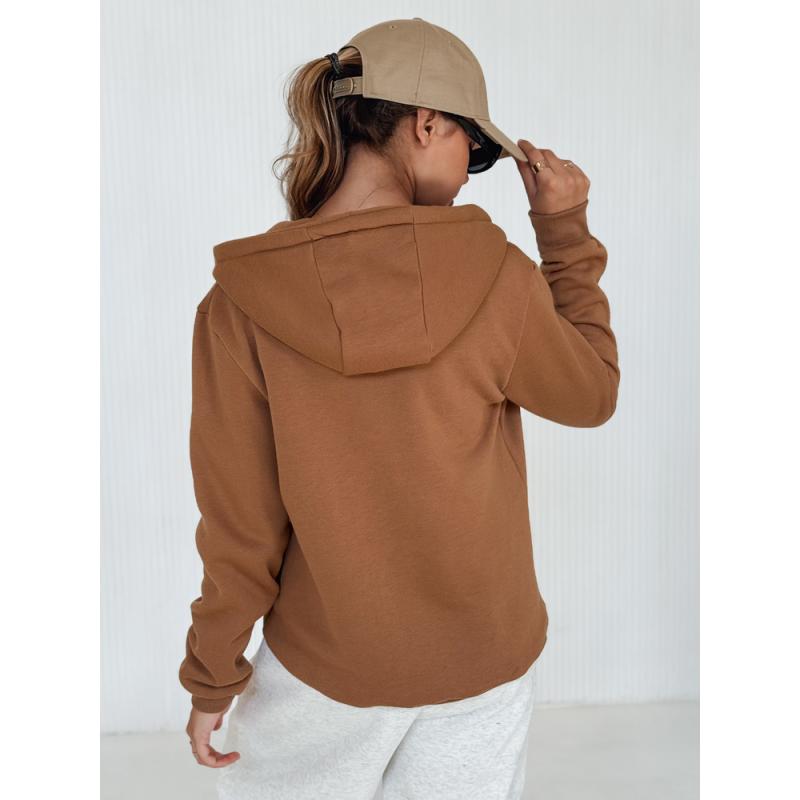 Dámska mikina VICTORIA, hnedá BY1396