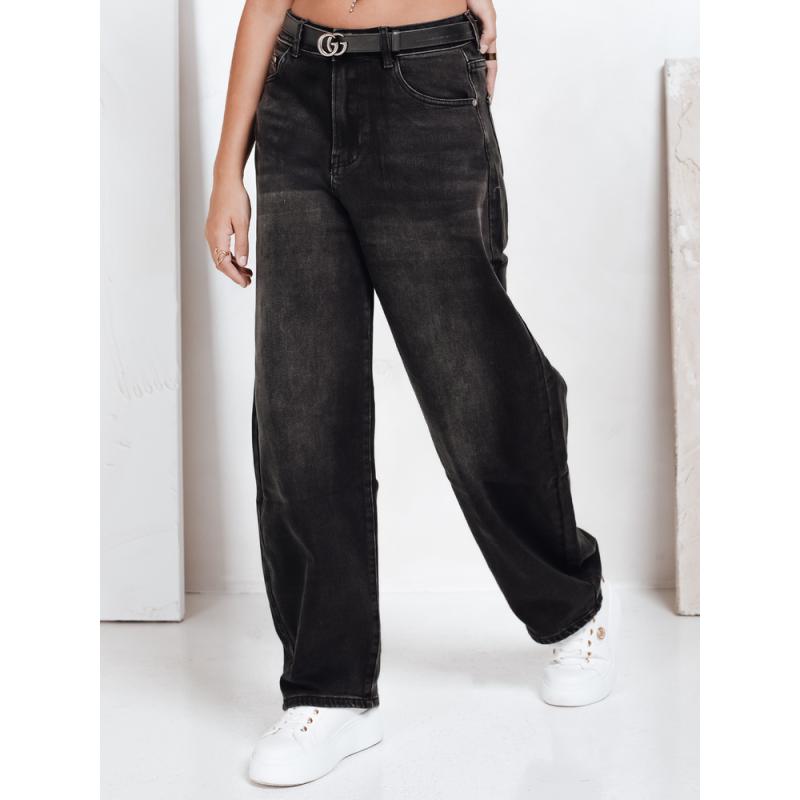 Dámské džíny balloon fit, černé