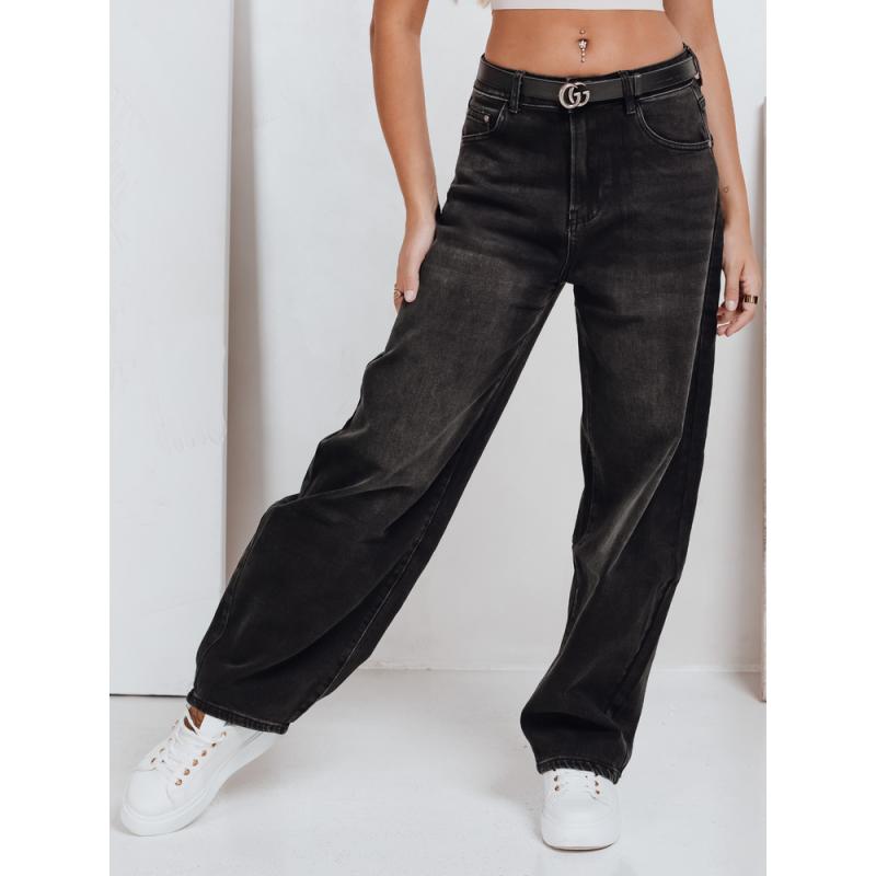 Dámské džíny balloon fit, černé