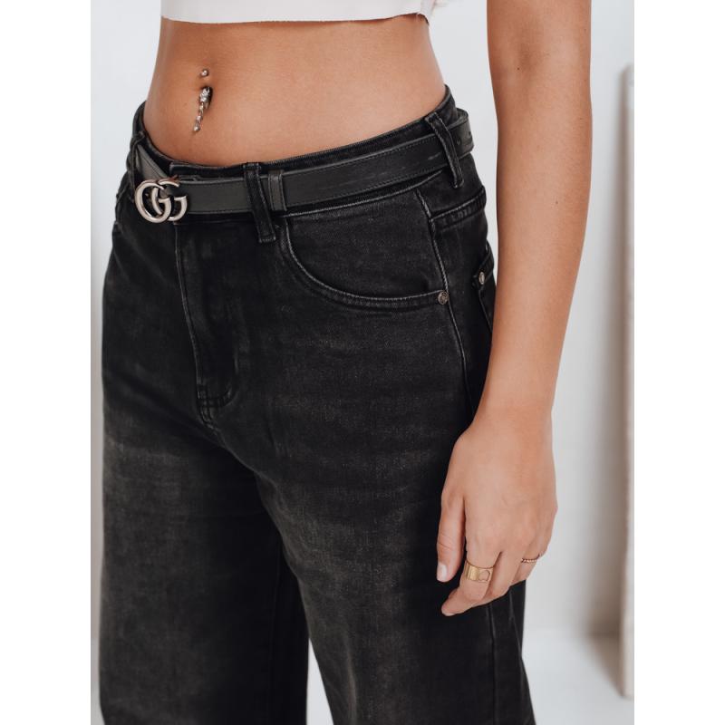 Dámské džíny balloon fit, černé