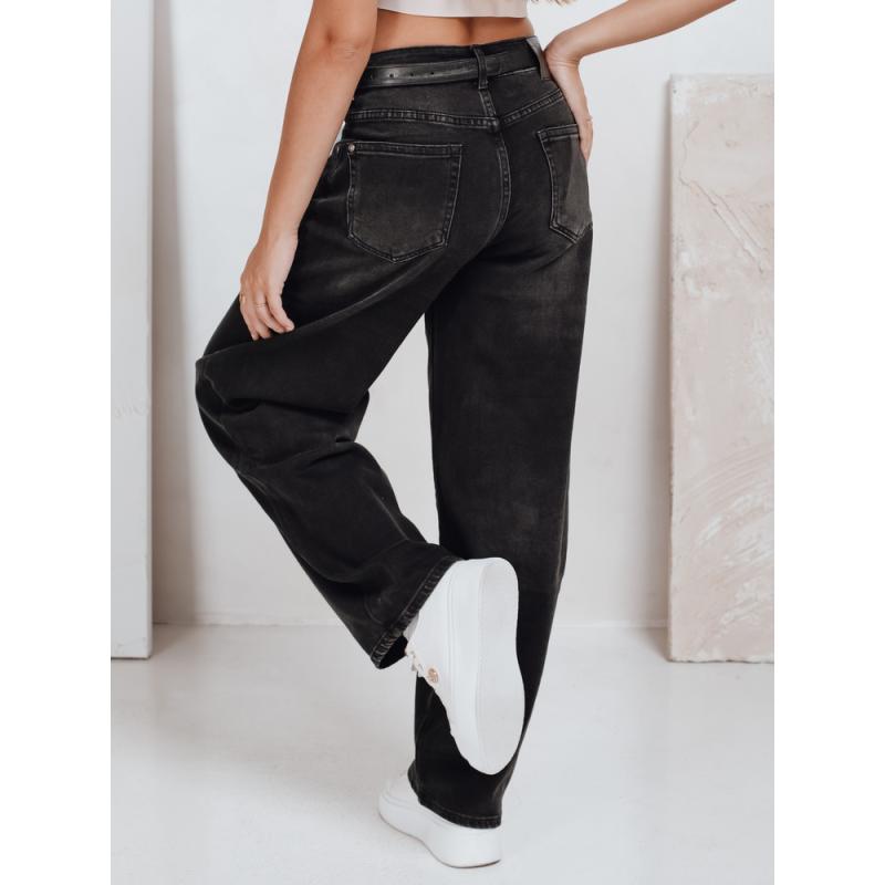 Dámské džíny balloon fit, černé