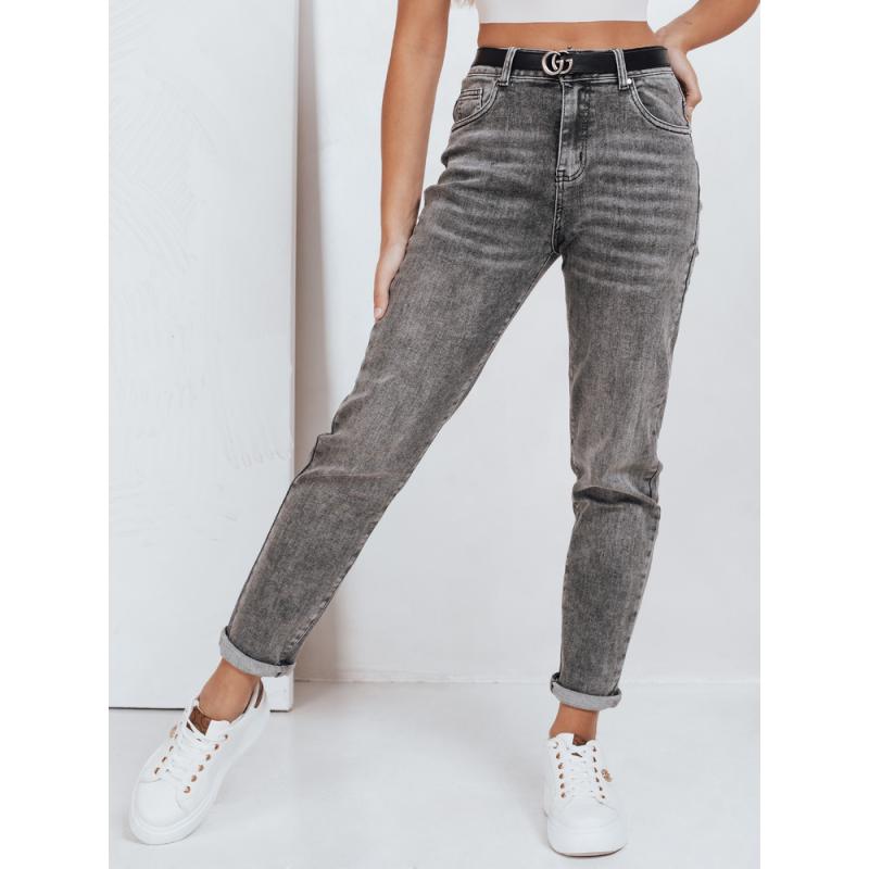 Női mom fit farmer, szürke