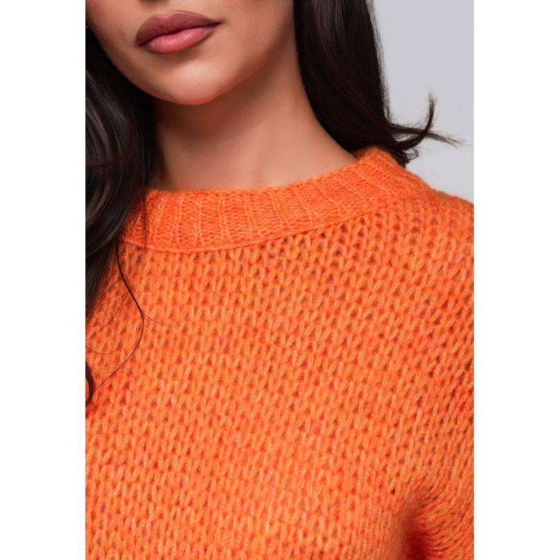 Dámský svetr LW-SWSW-0107 - oranžový