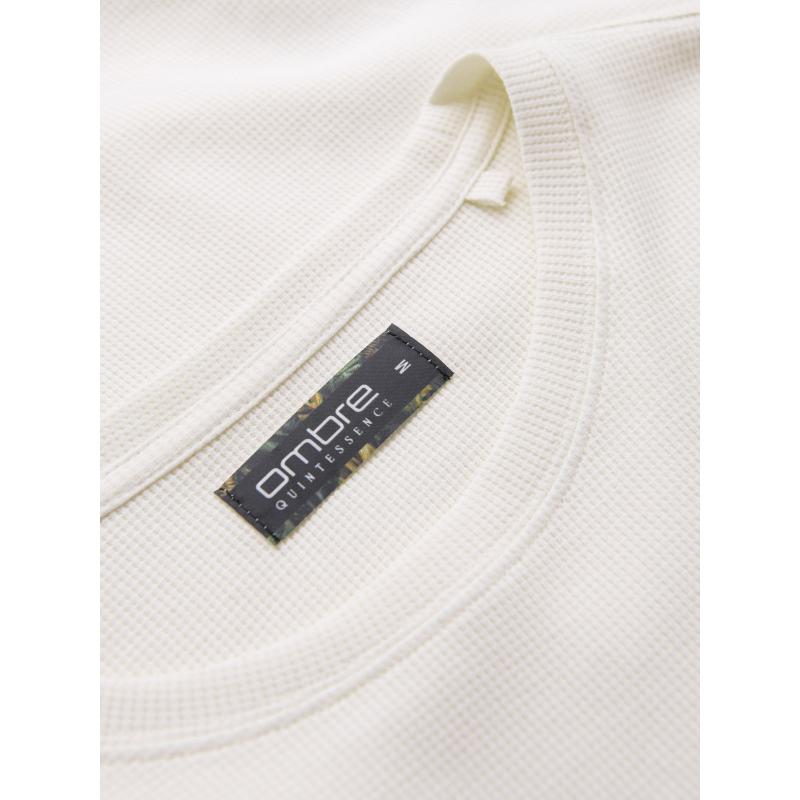 Férfi kötött póló finom szerkezettel – olíva V5 OM-TSCT-0244