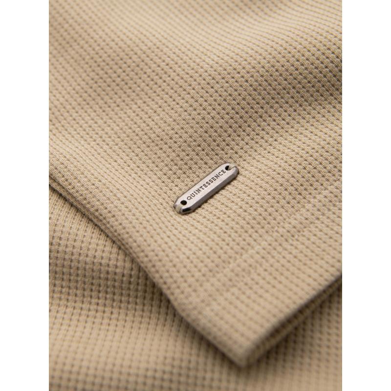 Férfi kötött ing texturált szövéssel – olíva V1 OM-TSCT-0253