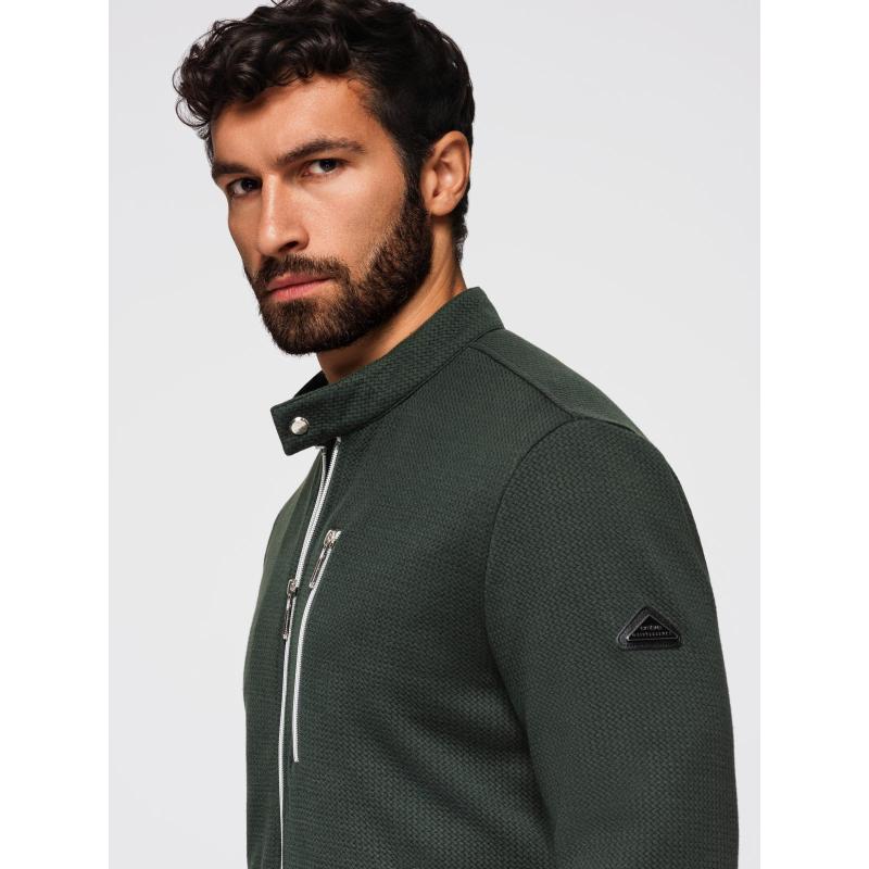 Funkční pánská přechodová bunda s kapucí – béžová V3 OM-JANP-0225