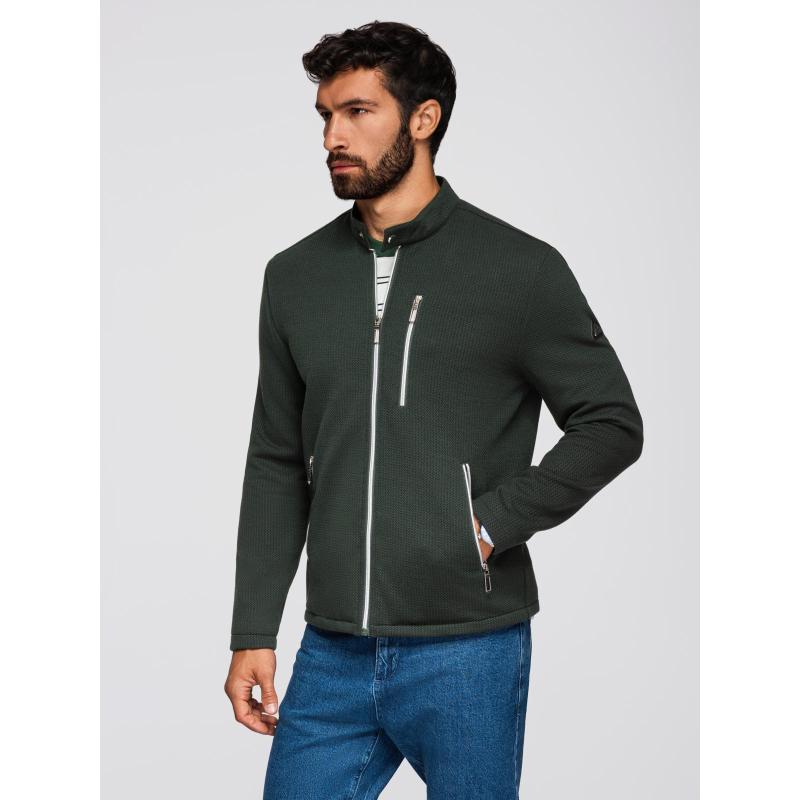 Funkční pánská přechodová bunda s kapucí – béžová V3 OM-JANP-0225