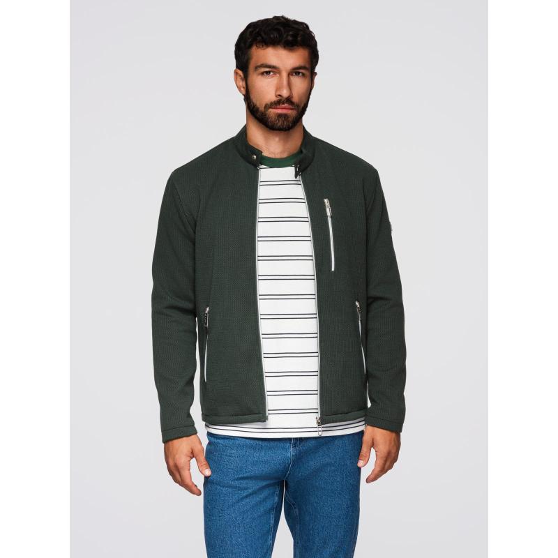 Funkční pánská přechodová bunda s kapucí – béžová V3 OM-JANP-0225