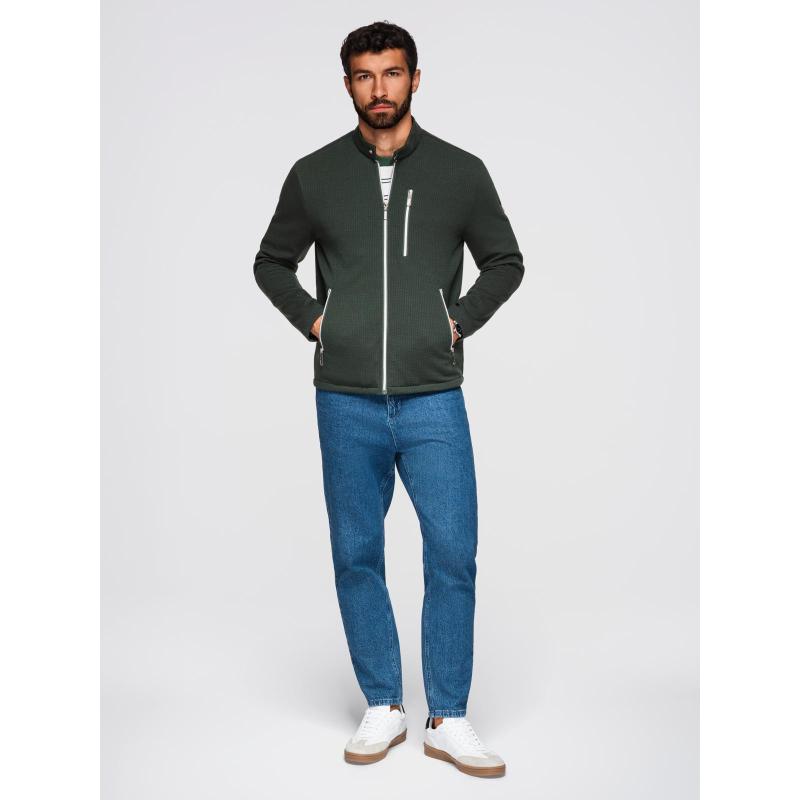 Funkční pánská přechodová bunda s kapucí – béžová V3 OM-JANP-0225