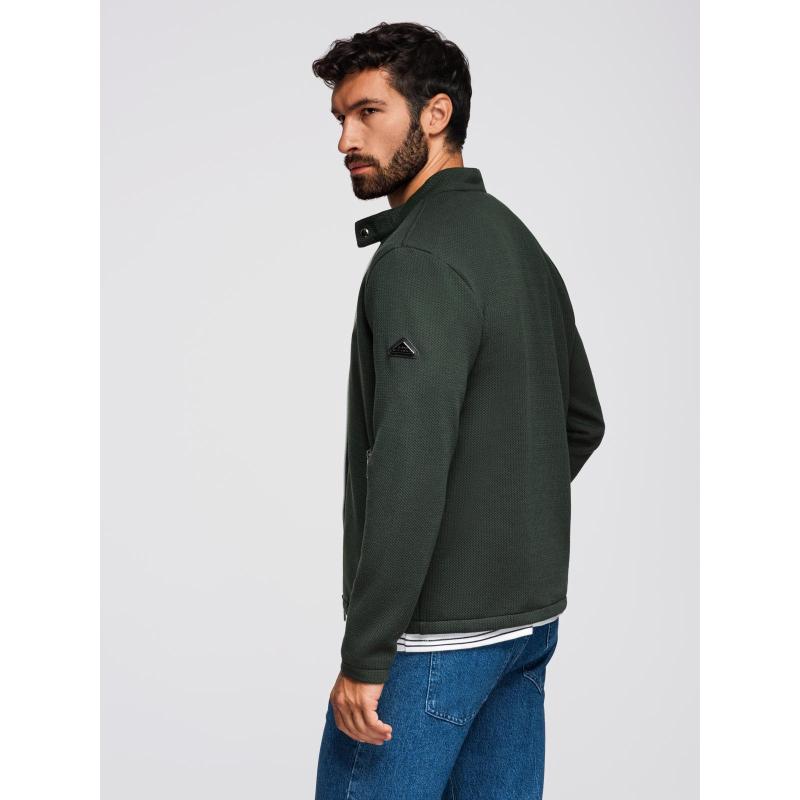 Funkční pánská přechodová bunda s kapucí – béžová V3 OM-JANP-0225