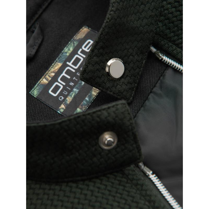 Funkční pánská přechodová bunda s kapucí – béžová V3 OM-JANP-0225