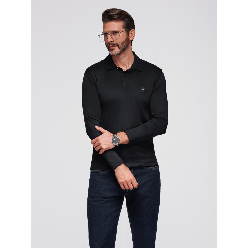 Férfi pamut póló nyomtatott zsebbel – világosszürke V2 OM-TSPT-0227