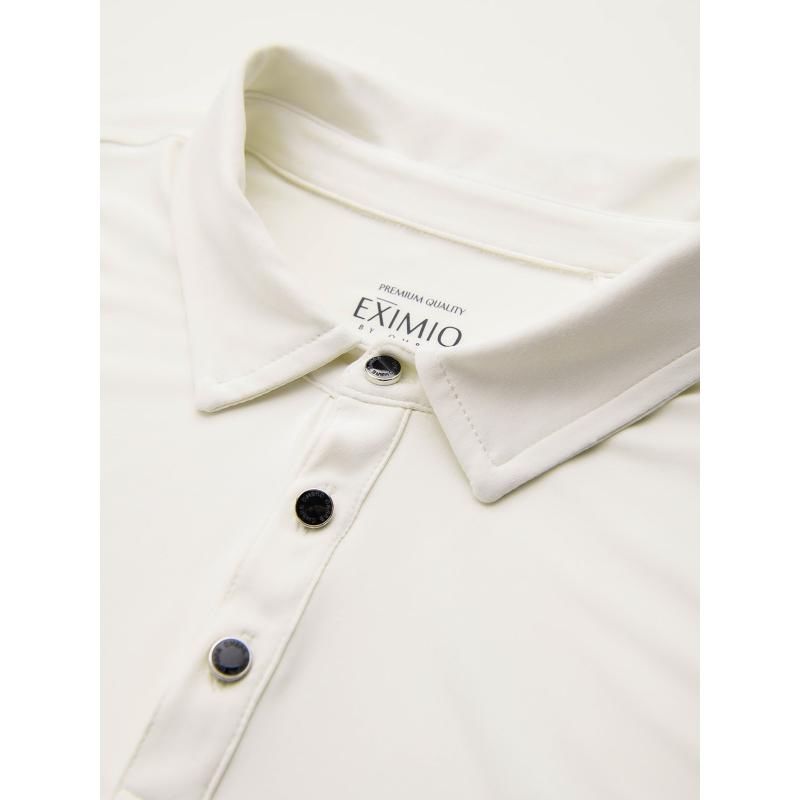 Férfi pamut póló nyomtatott zsebbel – narancssárga V3 OM-TSPT-0227