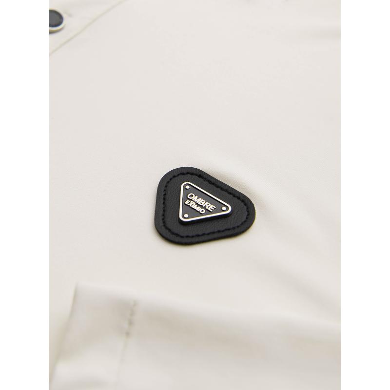 Férfi pamut póló nyomtatott zsebbel – narancssárga V3 OM-TSPT-0227