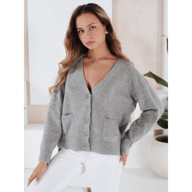 Dámska vesta SORELIE, farba šedá