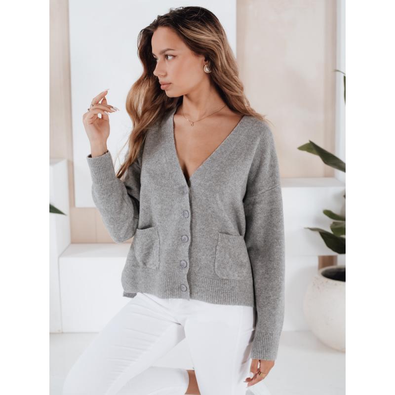 Dámska vesta SORELIE, farba šedá