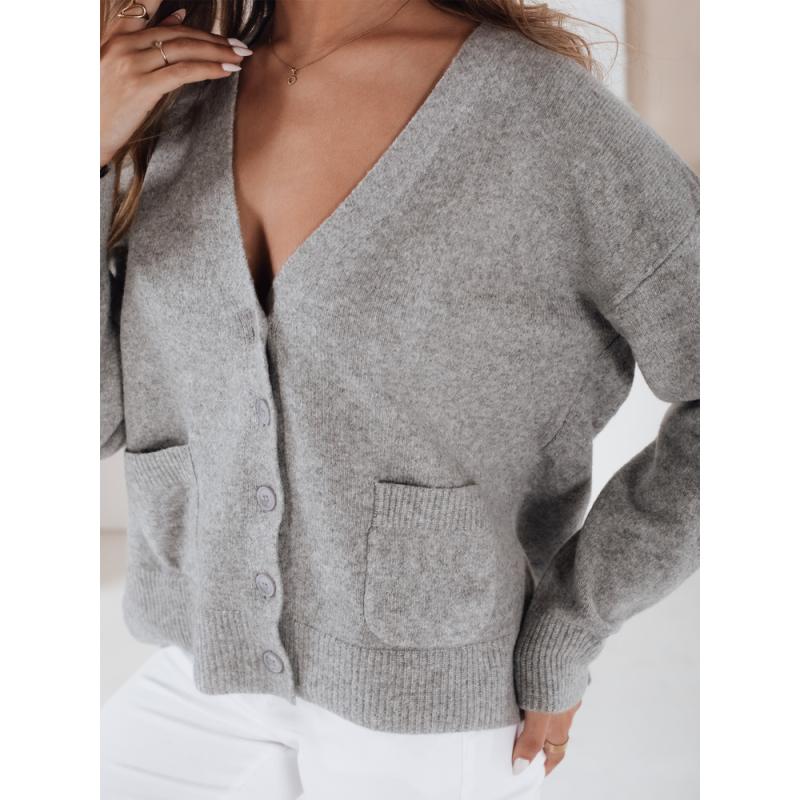 Dámska vesta SORELIE, farba šedá