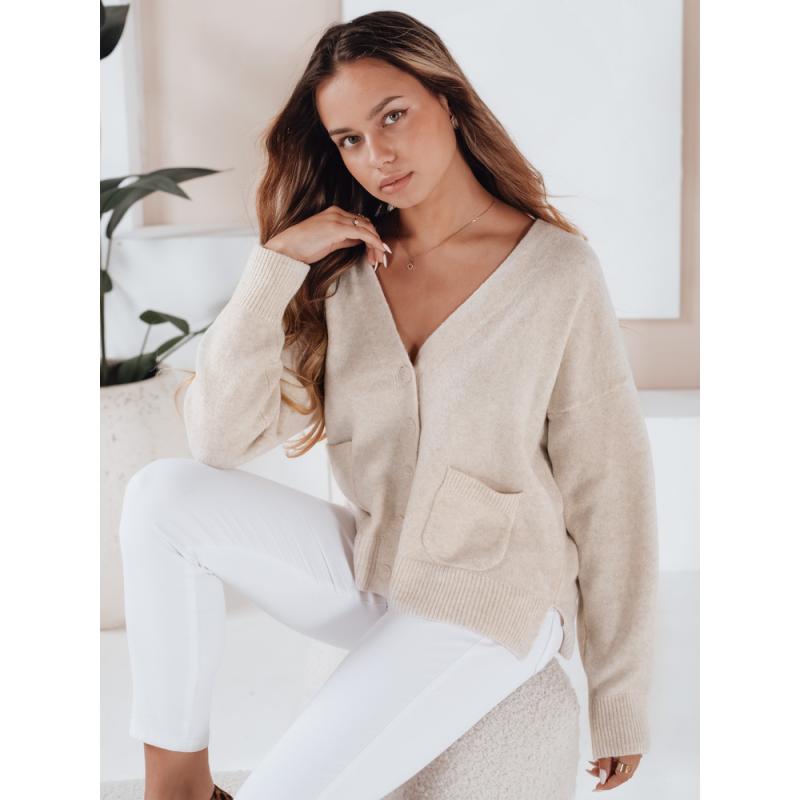 Dámska vesta SORELIE, farba ecru