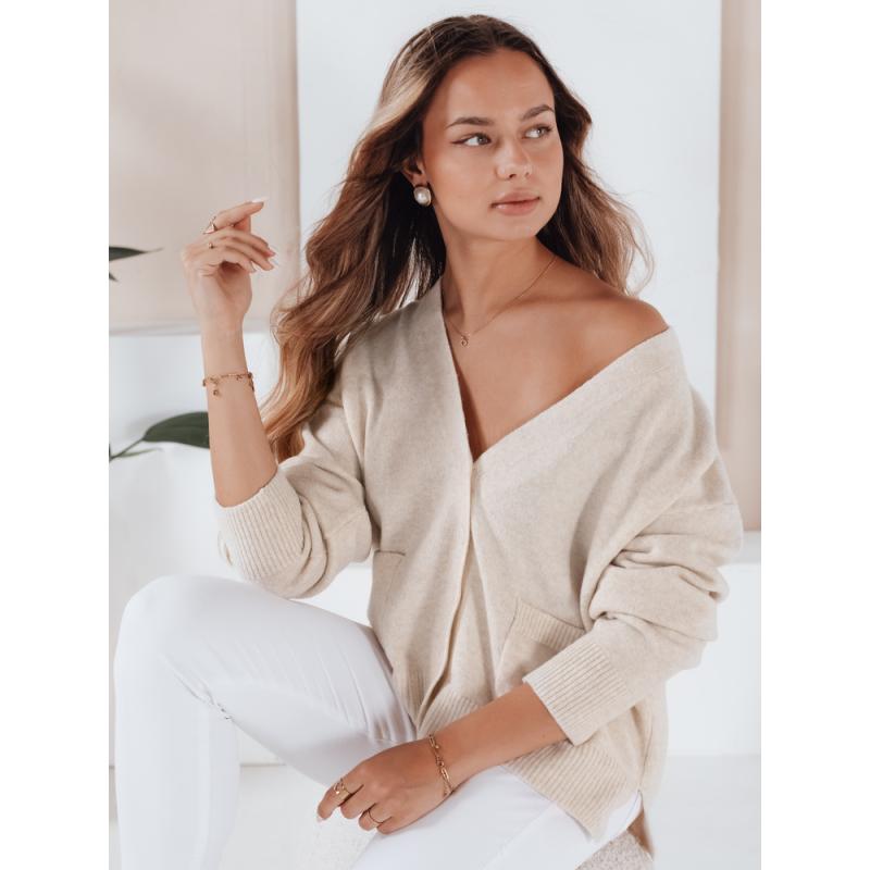 Dámska vesta SORELIE, farba ecru