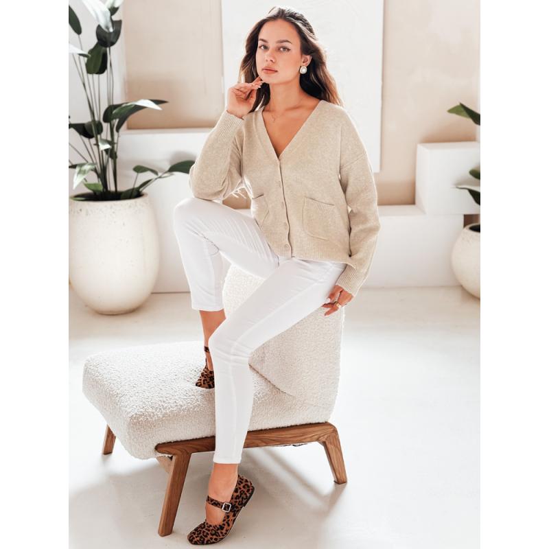 Dámska SORELIE vesta, béžová farba