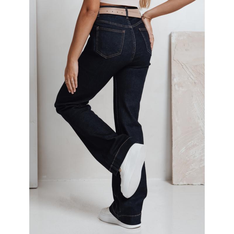 Női széles szárú farmer, kék