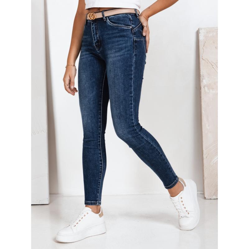 Női magas derekú skinny farmer, kék